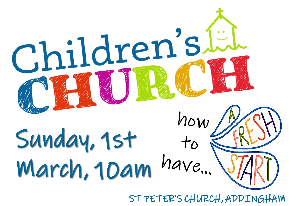 Childrens Church 1st Mar 2026