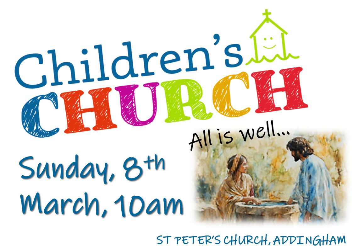 Childrens Church 8th Mar 2026