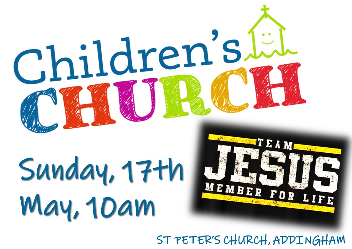Childrens Church 17th May 2026 team jesus