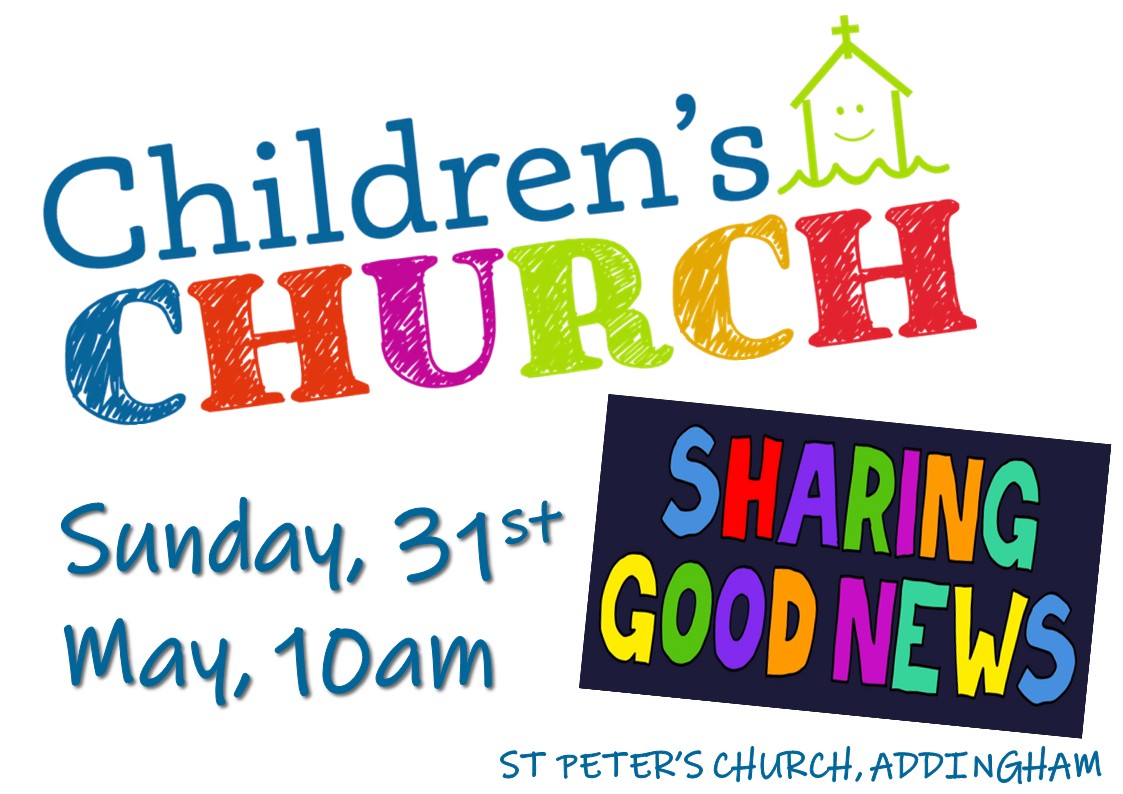 Childrens Church 31st May 2026 share gospel